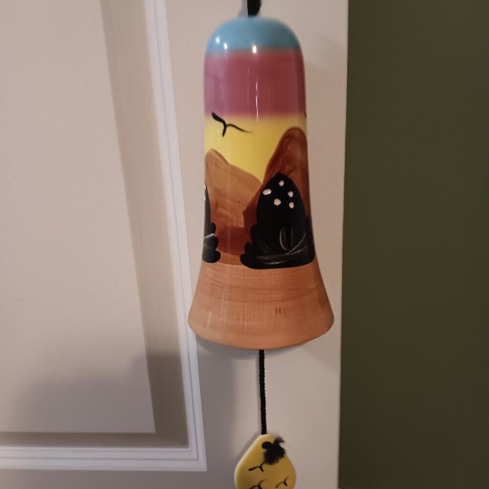 Signed 9" Ceramic Bell